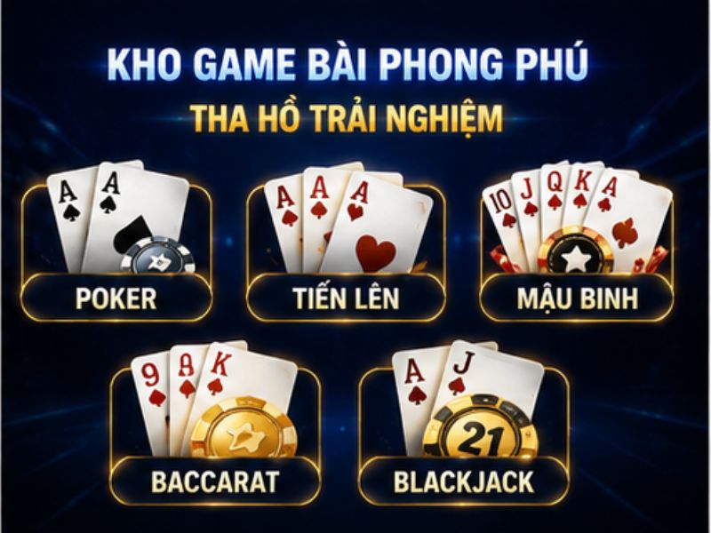 Các Trò Chơi Bài Nổi Bật Tại XX88