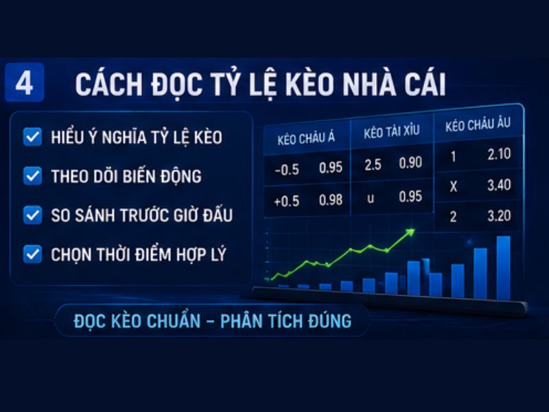 Cách Đọc Tỷ Lệ Kèo Nhà Cái