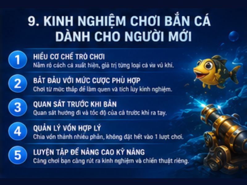 Kinh Nghiệm Chơi Bắn Cá Dành Cho Người Mới