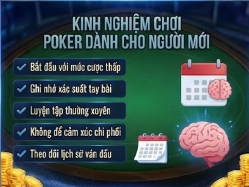 Kinh Nghiệm Chơi Poker Dành Cho Người Mới