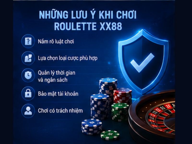 Những Lưu Ý Khi Chơi Roulette XX88