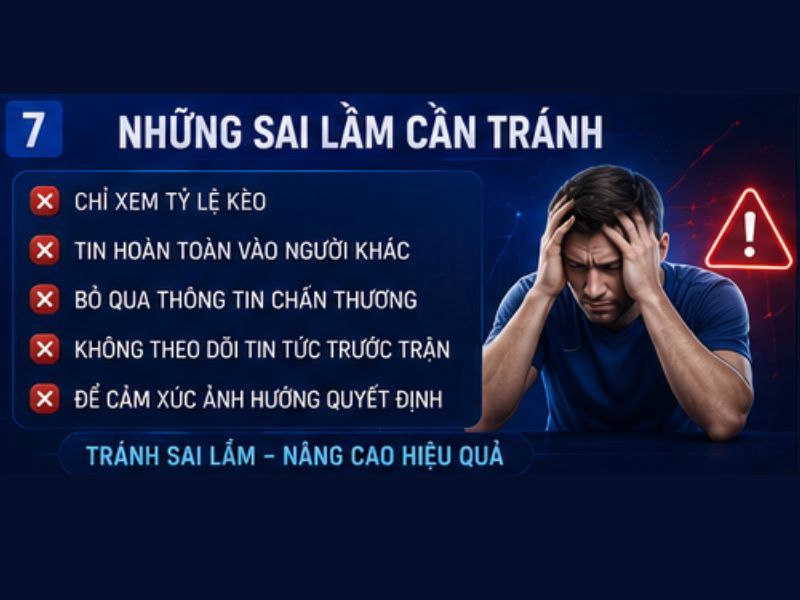 Những Sai Lầm Khi Soi Kèo Bóng Đá
