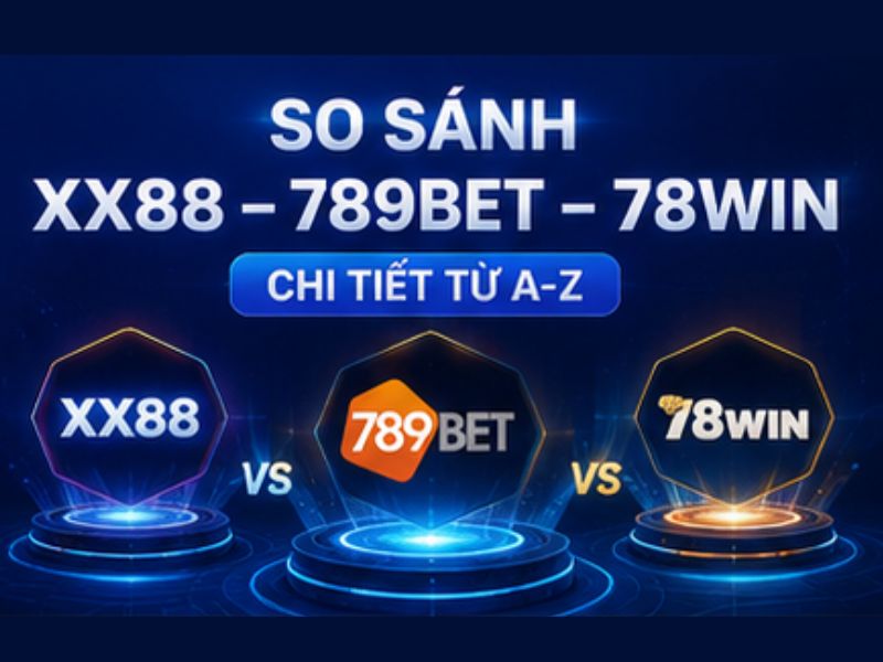 So Sánh XX88, 789BET Và 78WIN